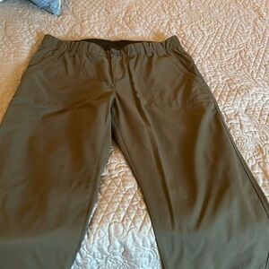 New REI COOP olive pant elasticwaist S stretch